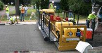 Влагопроницаемый бетон заменяет дренажные системы в г. Шорвью, штат Миннесота, США